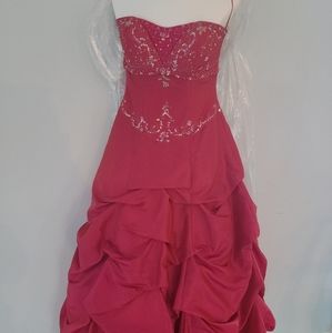 Hot Pink Prom Dress
